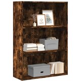 vidaXL Knjižna omara dimljeni hrast 80x30x114 cm inženirski les, (22008901) | Shoptok.si