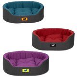Ferplast ovalno ležišče Dandy, temno sivo z razli. barvami - razli. velikosti 55 cm | Shoptok.si