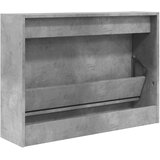 Ormarić za cipele boja betona 80x21x57 cm konstruirano drvo | shoptok.hr