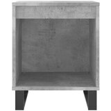  Noćni ormarići 2 kom boja betona 40x35x50 cm konstruirano drvo | shoptok.hr
