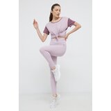 Under Armour Tajice za trening Meridian za žene, boja: ljubičasta, glatki materijal | shoptok.hr