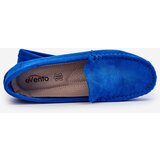 EVENTO PE1 Women’s Loafers Suede Blue Morreno | Shoptok.si
