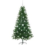 vidaXL Božično drevo med 150 LED z stojalom Zelena 150 cm PE | Shoptok.si