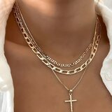 Ogrlica CA-36572 - Zlatna KP36572 Cijene