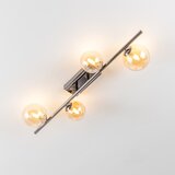  Brilagi - LED plafonski luster MILLA 4xG9/3W/230V crni hrom/zlatna | Eponuda.com