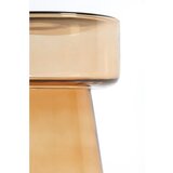 Light & Living Steklena okrogla stranska mizica ø 30 cm Dakwa – | Shoptok.si