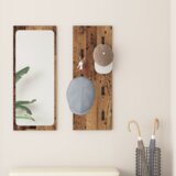 vidaXL Vješalica za kapute na zidu Zidne Staro drvo 30 x 1.5 x 80 cm Cijene
