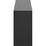  Klupa za cipele crna 80x24x45 cm, inženjerski drvo | Eponuda.com