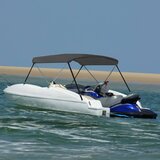 vidaXL Bimini tenda z 2 lokoma antracitna 150x120x110 cm Cene