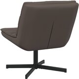  Stolica na kotačiće Smeđa 63 x 75 x 76 cm Sjajni PU | shoptok.hr