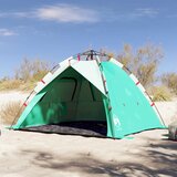 vidaXL Šator za plažu za 3 osobe vodootporni morskozeleni Cijene