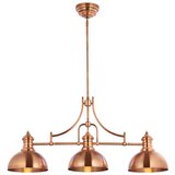 Jupiter 1791 - PT3 - bakreni luster na šipci platino 3xE27/60W/230V | Eponuda.com