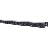 Intellinet Vertical Rackmount 12-Output Power Distribution Unit (PDU), EU CEE 7 /3 Outlets, With On /Off Switch and Overload Protection, Built-in 1.8m Power Cord with EU CEE 7 /4 Plug | shoptok.hr