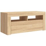 TV ormarić s LED svjetlima boja hrasta sonome 90 x 35 x 40 cm | shoptok.hr