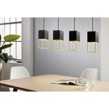 Eglo Montebaldo visilica/4, led, gu10, 4x5w, crno/zlatna | ePonuda.com