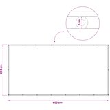  Zaslon za privatnost na balkonu 200 x 400 cm | Eponuda.ba