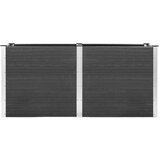 vidaXL Visoka greda 200x50x91 cm WPC siva Cene