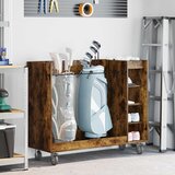 Golf ormar s kotačem Jednobojno Dimljeni hrast 120 x 45 x 98 cm | shoptok.hr