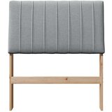 vidaXL tapecirani uzglavlje svijetlo siva 80 cm čvrsto borovo drvo | shoptok.hr