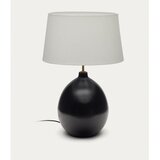 Kave Home Crno-bijela stolna lampa s tekstilnim sjenilom (visina 72 cm) Foixa – | shoptok.hr