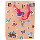  Poklon Vrećica s Motivom Naljepnice Štambilji u Boji 23 x 18 x 10,5 cm | shoptok.hr