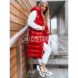 DStreet Kamizelka pikowana damska GANTINI czerwona | Shoptok.si