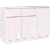  Komoda bela 110x34x75 cm trdna borovina, (20654381) | Shoptok.si