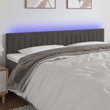  Uzglavlje tamnosivo 160x5x78/88 cm baršunasto Cijene