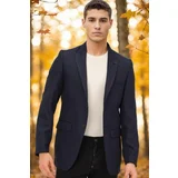 Dewberry C5057 MEN'S JACKET-NAVY BLUE