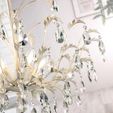 Lesnina XXXL KRISTALNA VISEČA SVETILKA 4864 CESTA 55/55/85 cm E14 | Shoptok.si