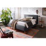 Meise Möbel Antracitno siva oblazinjena postelja brez letvenega dna 120x200 cm Mattis – | Shoptok.si