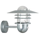 Nordlux spoljašnja zidna svetiljka agger sa senzorom, 1xE27/60W/230V, IP54, srebrna | Eponuda.com