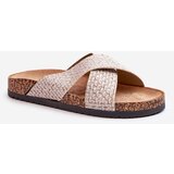 EVENTO Women's Slippers on Cork Platform Beige Tesolen | Shoptok.si