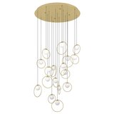Eglo 390346 - led prigušiva luster na sajli portocolom 17xLED/3W/230V prečnik 78 cm | Eponuda.com