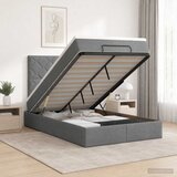  Krevet od pjene s madracem i LED-om Tamnosiva 120 x 190 cm | shoptok.hr