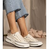 D/CEO UR/CEO White women's high-sole sneakers Kallara | ePonuda.com