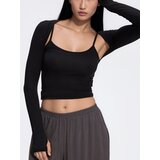 Reserved Bluza s visokim udjelom modalnih vlakana - crno | shoptok.hr