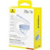 Baseus PicoGo Magnetic Charging Cable USB-C 240W 1m, blue | shoptok.hr