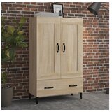  Visoka komoda boja hrasta sonome 70x31x115 cm konstruirano drvo | shoptok.hr