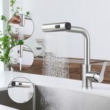 Nettlife Kuhinjska pipa črne barve, izvlečna pipa za umivalnik s slapom in me&amp;scaron;alno pipo za tu&amp;scaron;, (22148960) Slike