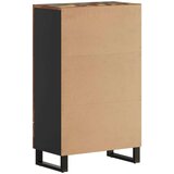 vidaXL Visoka omara s predalom 60x33x100 cm trden predelan les železo | Shoptok.si