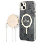 Guess SET MAGSAFE POLNILEC + OVITEK ZA IPHONE 14 PLUS 6.7 ČRN, (21834905) Cene