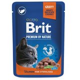 Brit Premium Sterilised Cat losos u umaku, vrećica 100 g Cijene