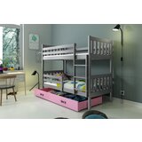 BMS Group Pograd Carino s predalom - 80x190 cm - grafit/roza | Shoptok.si