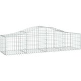  Lučne gabionske košare 14 kom 200x50x40/60 cm pocinčano željezo | shoptok.hr