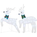 vidaXL LED irvasi 2 pcs Hladna bijela 45 x 19 x 65 cm tkanina | shoptok.hr
