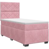  Boxspring krevet s madracem Ružičasta 80 x 200 cm Baršun | shoptok.hr