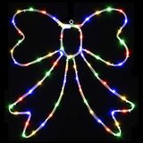  LED svjetleća mašna LOVIISA 70 LED lampica Višebojno 50 x 51 cm | shoptok.hr