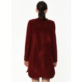 Dewberry Z6603 LADIES' COAT-BURGUNDY | shoptok.hr