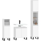 vidaXL 3-dijelni set kupaonskih ormarića bijeli od konstruiranog drva | shoptok.hr